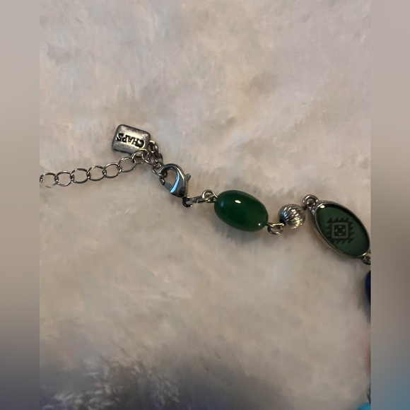 Chaps Boho South Western Multi Stone Necklace - Picture 4 of 5